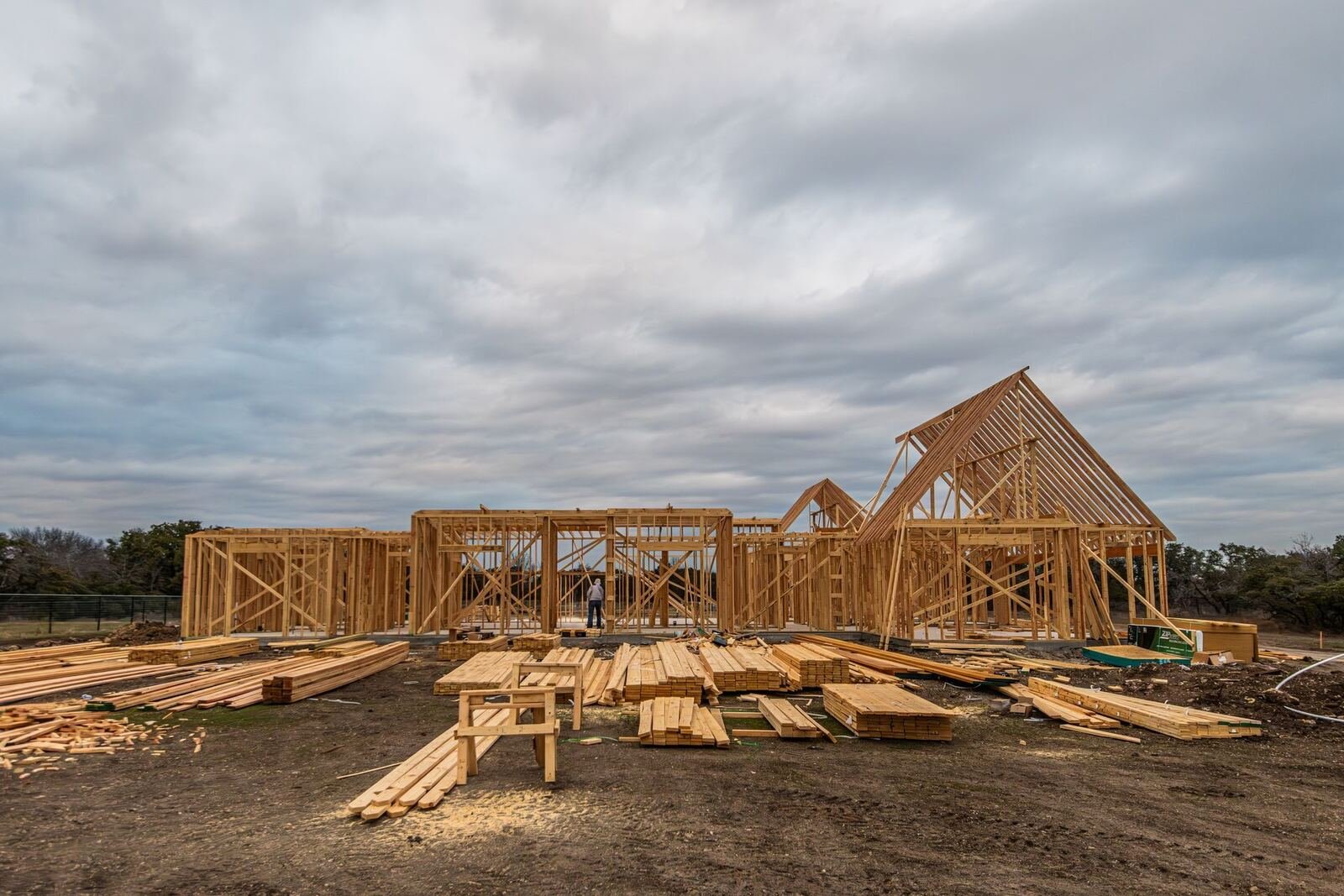 Construction stage of a Magna Custom project